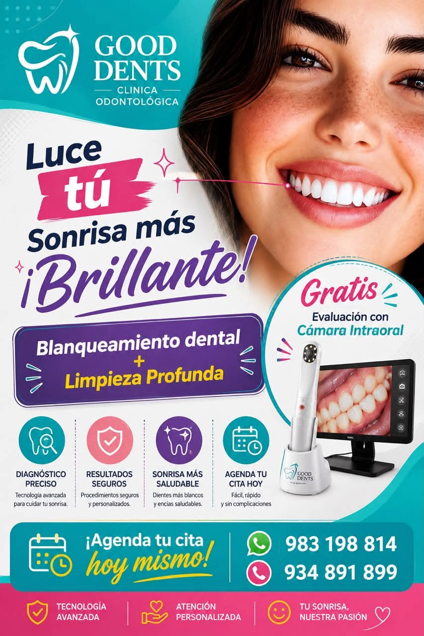 Promoción de blanqueamiento dental